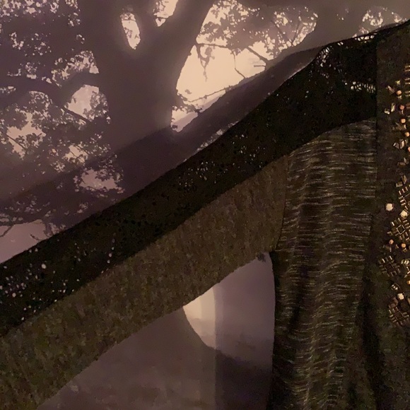 Miss Me dark grey sweater medium - Picture 5 of 12